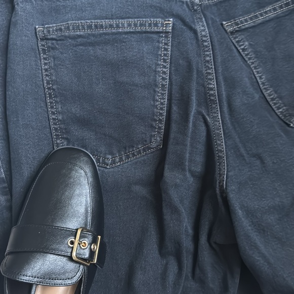 Women's High-Rise Wide Leg Jeans - Universal Thread™ Black Wash - Picture 4 of 4